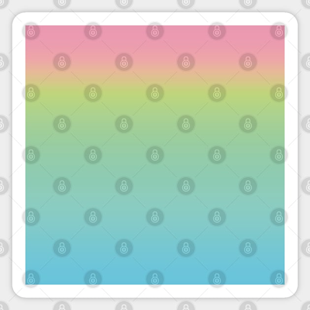 Muted Rainbow Gradient Sticker by Lady Lilac